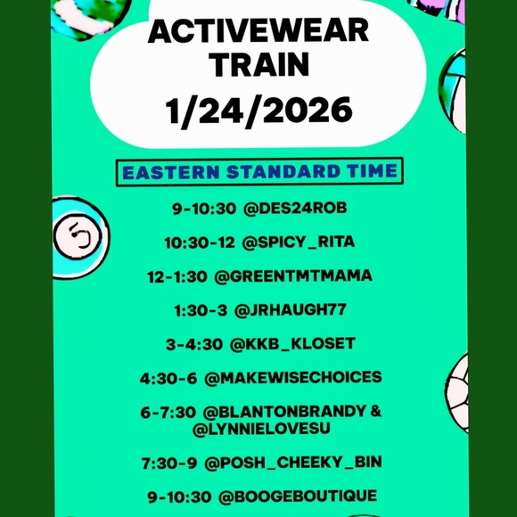 2/28/26🏃‍♀️Next Activewear Train🏃‍♀️POSH CHEEKY LIVE⭐️ACTIVEWEAR TRAIN⭐️ - Picture 4 of 17